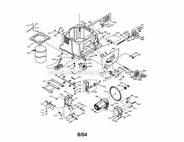 Part Location Diagram of 0QEF Craftsman Motor