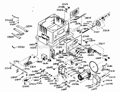 Part Location Diagram of 0B27 Craftsman Bracket