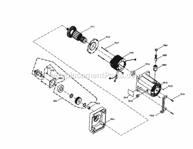Part Location Diagram of 2QF6 Craftsman Armature