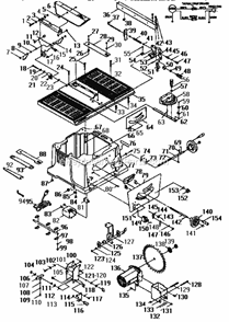 Unit Parts Diagram and Parts List for 137221940  Craftsman Table Saw