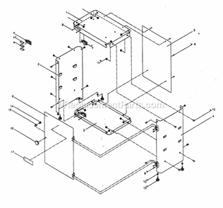 Leg Stand Diagram and Parts List for 137224240  Craftsman Circular Saw