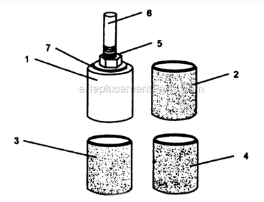 Drum_Sander Diagram and Parts List for 137248030  Craftsman Drill Press