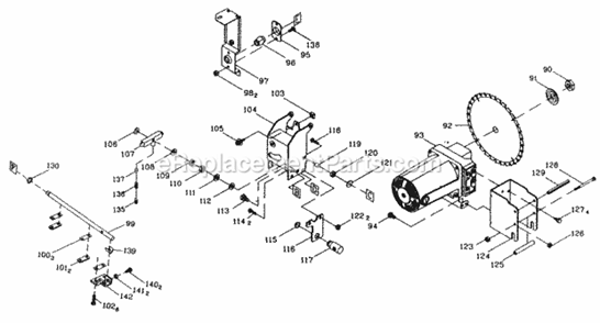Part Location Diagram of 2701FZD105 Craftsman Nut