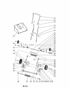 Page A Diagram and Parts List for 13837671  Craftsman Lawn Mower