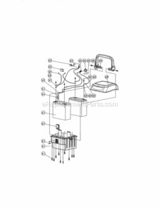 Page B Diagram and Parts List for 1386073290  Craftsman Lawn Mower