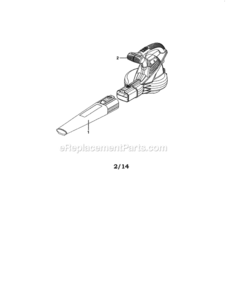 Page A Diagram and Parts List for 13899051  Craftsman Leaf Blower / Vacuum
