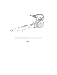 Page A Diagram and Parts List for 13899078  Craftsman Leaf Blower / Vacuum