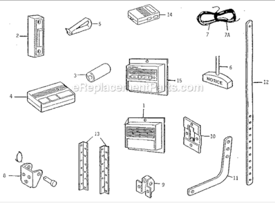 Part Location Diagram of 12B350 Craftsman Bracket