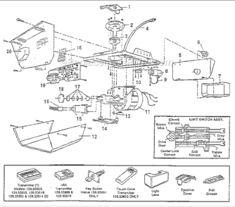 Part Location Diagram of 30B363 Craftsman Start Cap