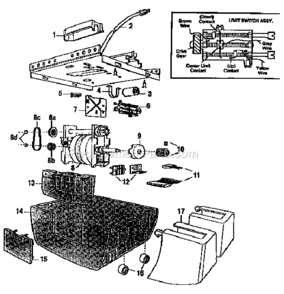 Part Location Diagram of 41A4843 Craftsman Interrupter