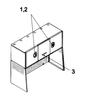 Riser/overhead Diagram and Parts List for 706595120  Craftsman Tool Stand & Cart