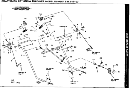 Part Location Diagram of 51287 Craftsman Handle