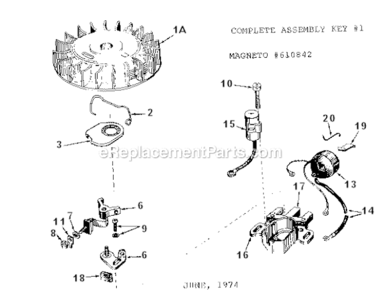 Part Location Diagram of 33-363 Craftsman Coil