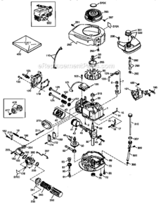 Replacement_Parts Diagram and Parts List for 143974008  Craftsman Engine