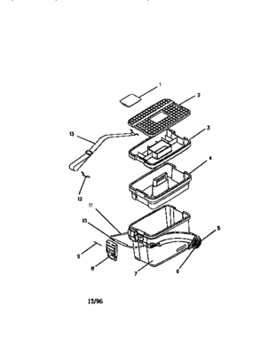 Unit Parts Diagram and Parts List for 706651250  Craftsman Tool Stand & Cart