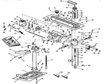 Part Location Diagram of 4910-190-70 Craftsman Chuck/ Key