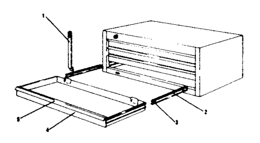 Unit Parts Diagram and Parts List for 706654140  Craftsman Tool Stand & Cart