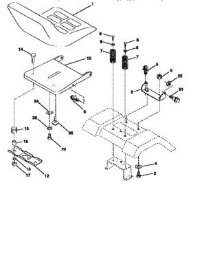 Part Location Diagram of 10040800 Craftsman Lock washer, 5-pack