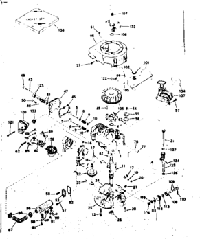 Part Location Diagram of 610810 Craftsman Magneto