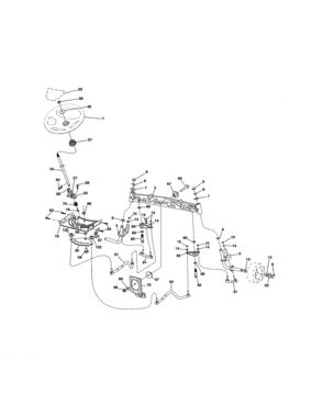 Part Location Diagram of 597070101 Husqvarna Linkage Draglink Adjustable Rh