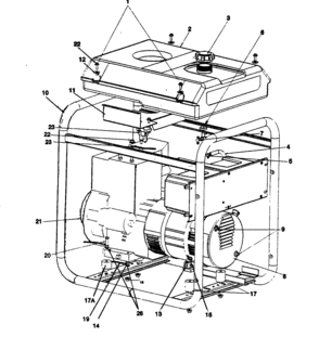 Part Location Diagram of GS-0432-1 Craftsman Shield