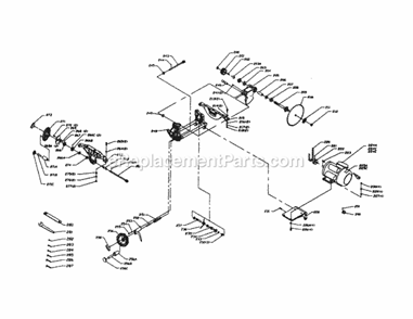 Blade Assembly Diagram and Parts List for 152221240  Craftsman Table Saw