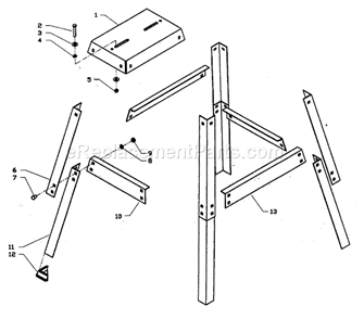 Part Location Diagram of OR90389 Craftsman Screw 5/16-18X5/8"