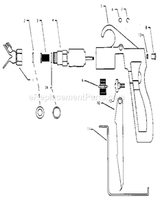 Page A Diagram and Parts List for 15547  Craftsman Paint Sprayer