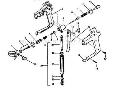 Part Location Diagram of 0034453 Craftsman Spring