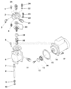 Page A Diagram and Parts List for 15586  Craftsman Paint Sprayer