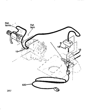 Electric Start Assembly Diagram and Parts List for 536886770  Craftsman Snow Blower