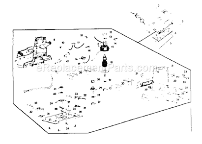 Unit Parts Diagram and Parts List for 163-21  Craftsman Sander Polisher