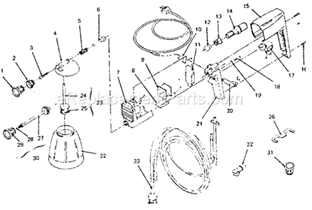 Page A Diagram and Parts List for 165155281  Craftsman Paint Sprayer