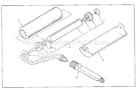 Page A Diagram and Parts List for 165155402  Craftsman Paint Sprayer