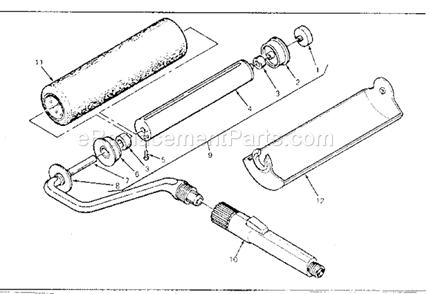 Page A Diagram and Parts List for 165155403  Craftsman Paint Sprayer