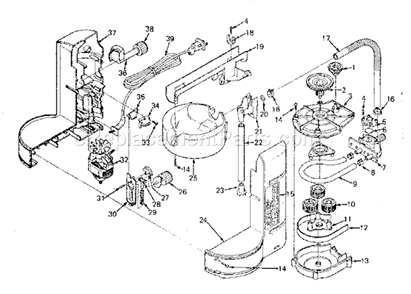 Page A Diagram and Parts List for 16515541  Craftsman Paint Sprayer