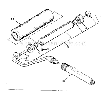Page B Diagram and Parts List for 16515541  Craftsman Paint Sprayer