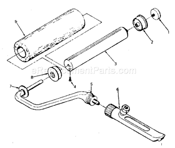 Page C Diagram and Parts List for 165155450  Craftsman Paint Sprayer
