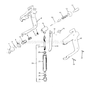 Page A Diagram and Parts List for 165155451  Craftsman Paint Sprayer