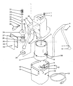 Page C Diagram and Parts List for 165155570  Craftsman Paint Sprayer