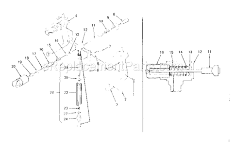 Page A Diagram and Parts List for 165155573  Craftsman Paint Sprayer