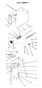 Page A Diagram and Parts List for 165155580  Craftsman Paint Sprayer