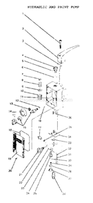 Page B Diagram and Parts List for 165155580  Craftsman Paint Sprayer