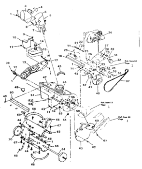 Part Location Diagram of 15416 Craftsman Short block