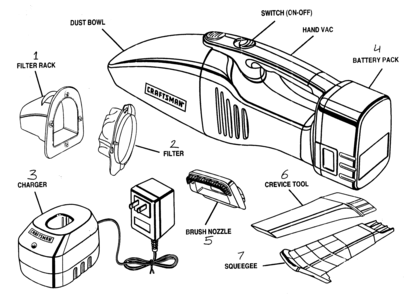 Part Location Diagram of 5686601 Ryobi Squeegee