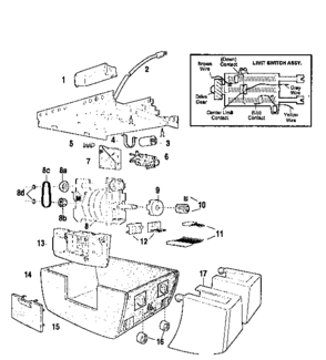Part Location Diagram of 41D4674-3C Craftsman Rec/log bd