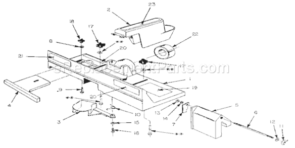 Part Location Diagram of 1609445231 Craftsman Plate