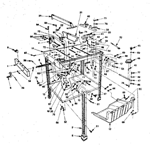 Part Location Diagram of 10638 MTD Bracket assy-pivot