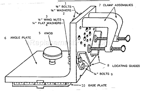 Part Location Diagram of 29A74 Craftsman Knob
