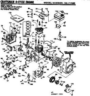 Part Location Diagram of 33671A Craftsman Muffler